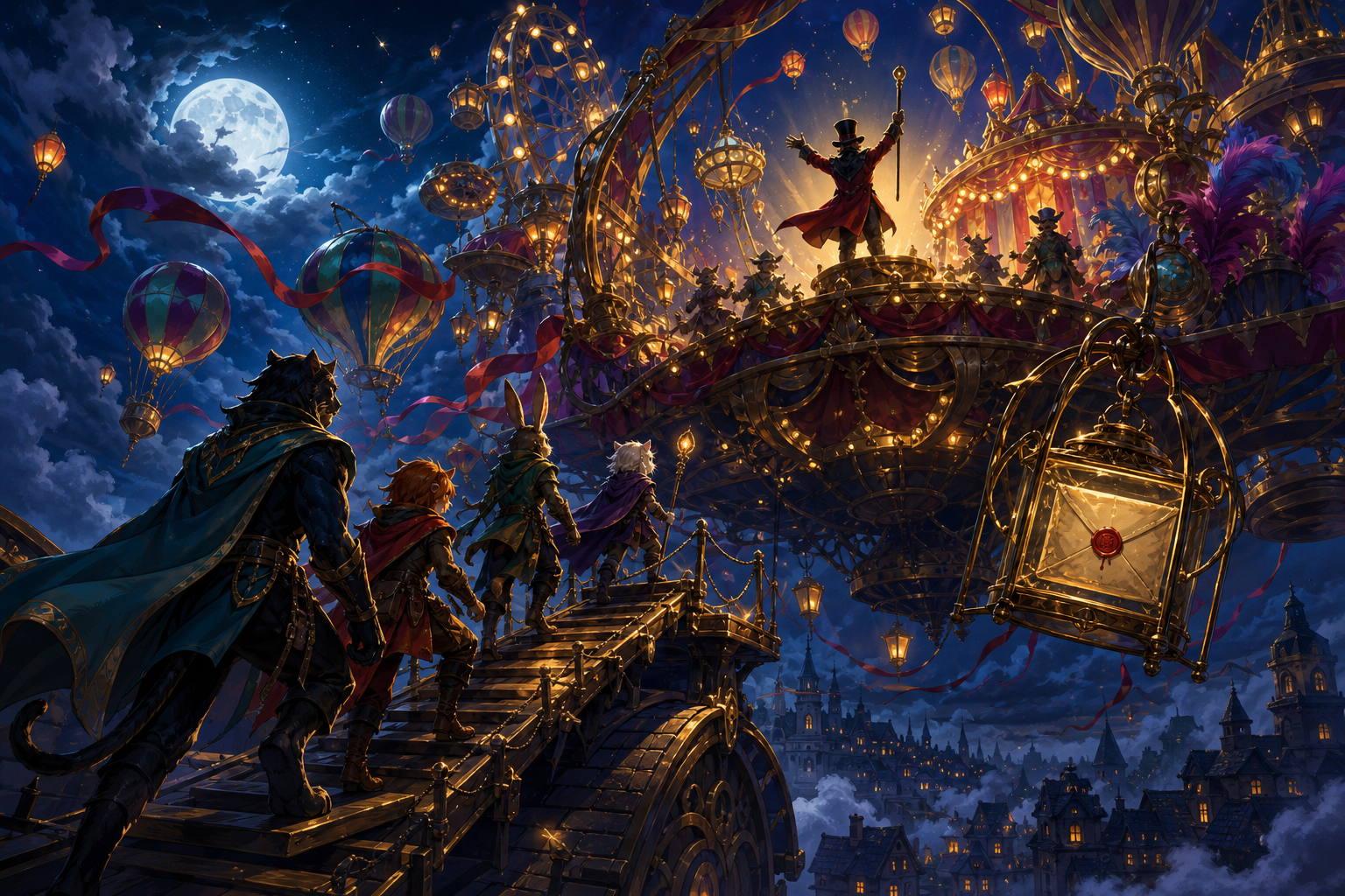 Floating Carnival Cover