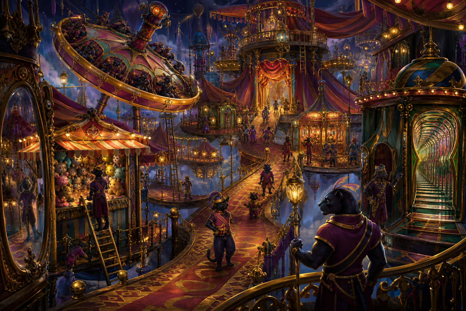 Midway Of Whirling Delights